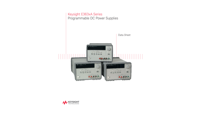 E363xA Series Programmable DC Power Supplies